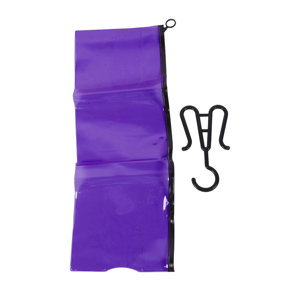 5pcs Wig Storage Bag Transparent PVC Hair Extension Holder With Hangers for Home Large Size