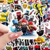 Roblox 60 шт. Водонепроницаемые наклейки Виртуальный мир Виниловые наклейки Для детей Ноутбука Багажа Блокнота Скейтборда Бутылки с водой Декор
