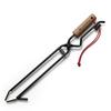 LALPHA Orichalcum PRO Fire Tongs with Spring-Loaded Tongs and Interchangeable Grips, Made In Tsubame-Sanjo, GK-500R
