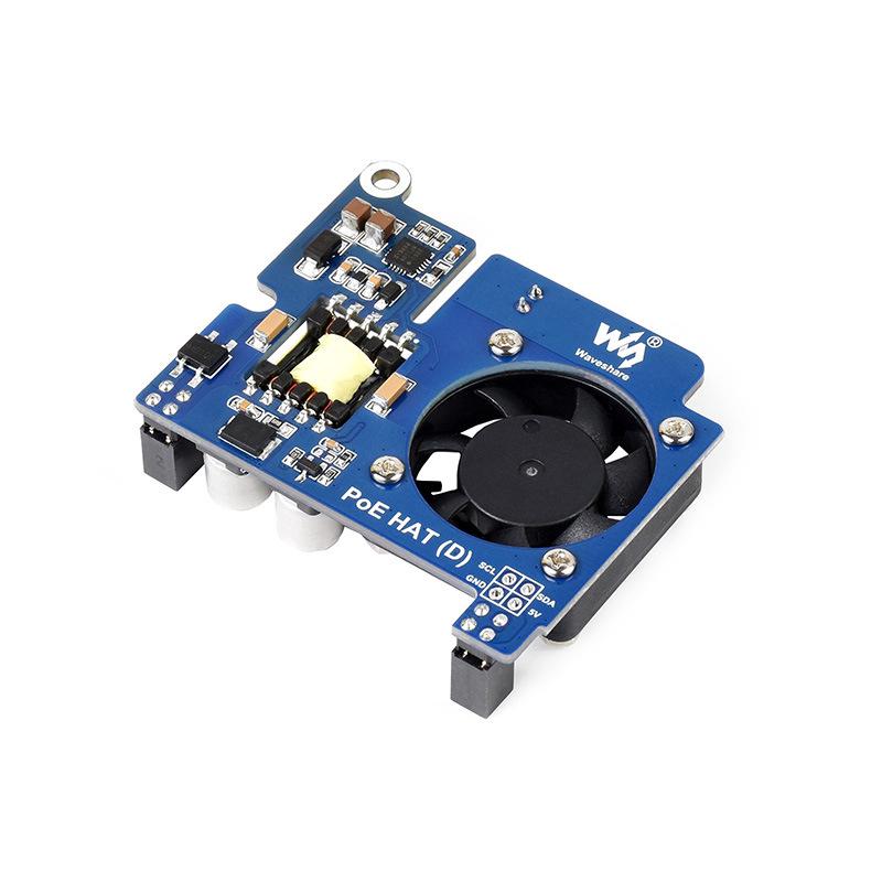 Waveshare PoE Ethernet Power Board for Raspberry Pi, 802.3af Standard, Case-Installable