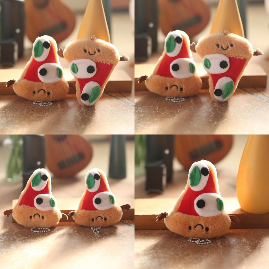 Plush Pizza Jellycat Toy Stuffed Keychain Backpack Decor With Plush Short