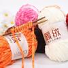 Yousheng 2 Rolls Chenille Thick Thread Velvet Yarn for Crocheting And Knitting Fluffy Chenille Blanket Yarn for Scarf Hat DIY Weaving Craft