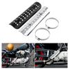 Universal Motorcycle Hole Heat shield Straight Exhaust Pipe Cover