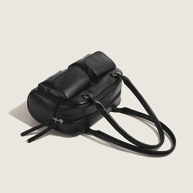 Большая вместительная сумка для женщин, корейская ретро-минималистская сумка для поездок на работу подмышкой, новые повседневные универсальные женские сумки через плечо