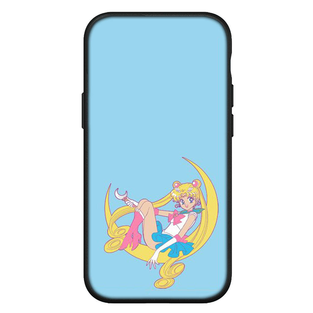 Чехол для iPhone 16 15 Xiaomi Redmi Note 14 13 12 11 Pro Max X 8 9 16e Samsung Galaxy S25 S24 S23 Moto G85 OPPO Huawei Сейлор Мун Милый Кот Чехол для Телефона