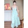 Waist Suspender Long Dress Temperament Super Beautiful Dress