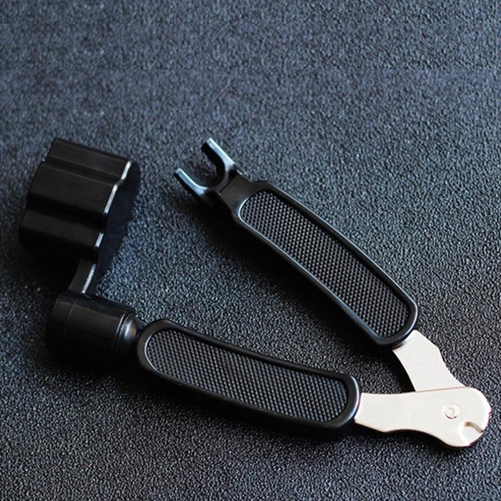 Portable String Winder Cutter Bridge Pin Puller 3 In 1 Musical Instrument Maintenance Tool for Guita