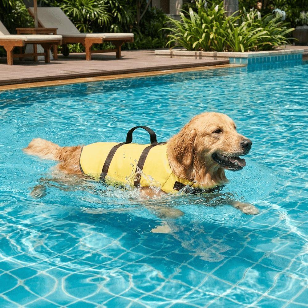 Waterproof Dog Life Jacket High Flotation Pet Surfing Costume Pet Clothes Pet Life Vest Swimming