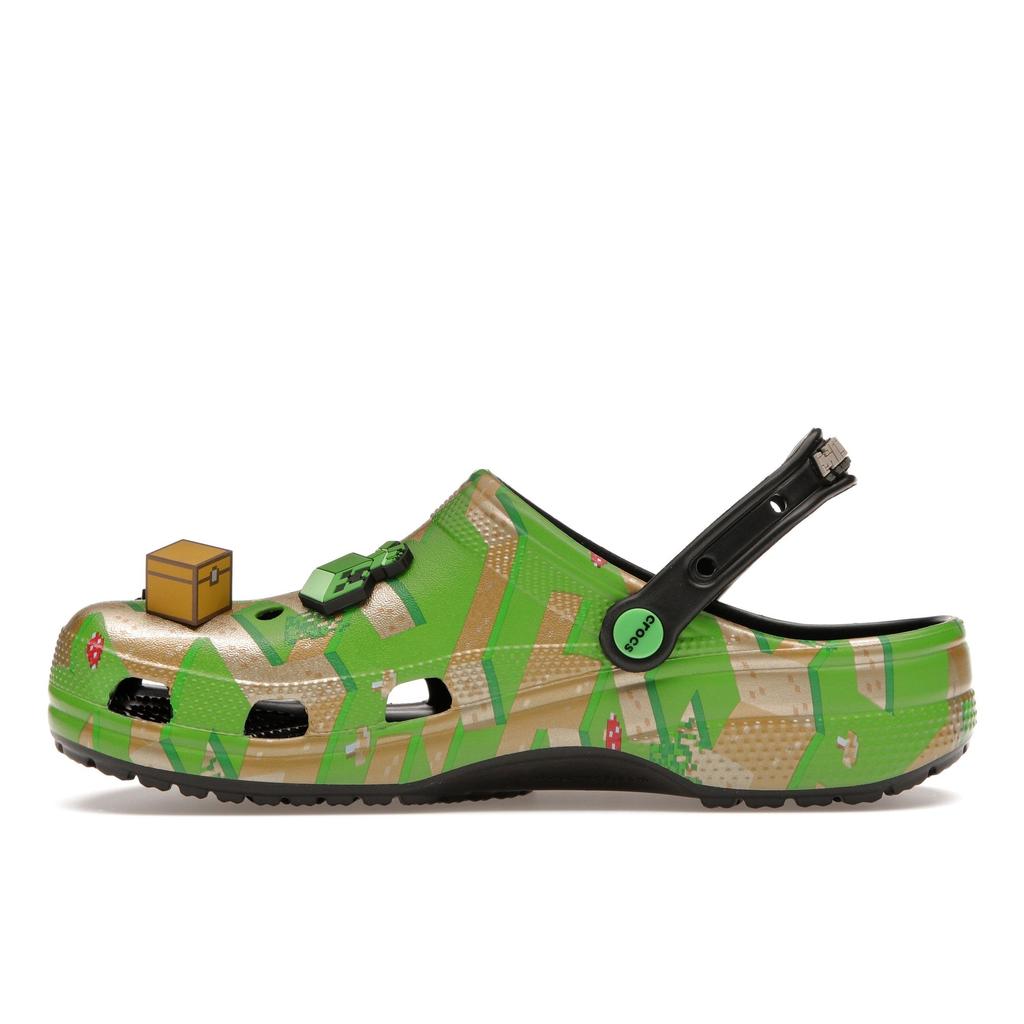 Crocs Minecraft X Классические клоги Блок травы Зеленые Унисекс 208472-90H
