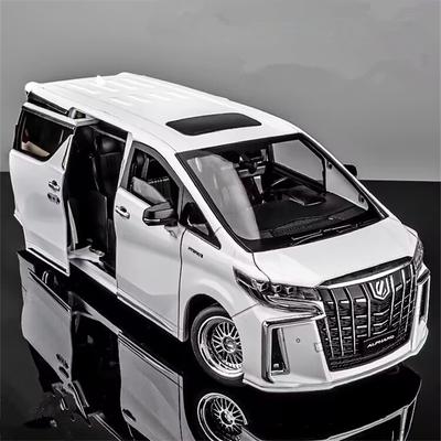 LK9New 1/18 Toyota Alphard MPV Сплав Модель Автомобиля Литье под Давлением Металлическая Игрушка Коммерческие Автомобили Модель Автомобиля Симуляция Звука и Света Подарок для Детей