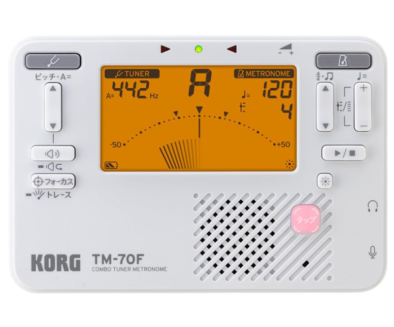 Korg WH Тюнер Метроном WH Тюнер Микрофонный Комплект TM-70F + CM-400 (белый)
