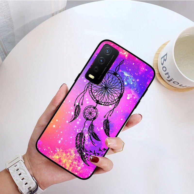 Синий Ловец снов Ловец снов Чехол для телефона для vivo Y31 Y30 Y33S Y11S Y12S Y17 Y20 Y21S Y1S Y53S Y15 Y19 Y91C V23 Чехлы coque