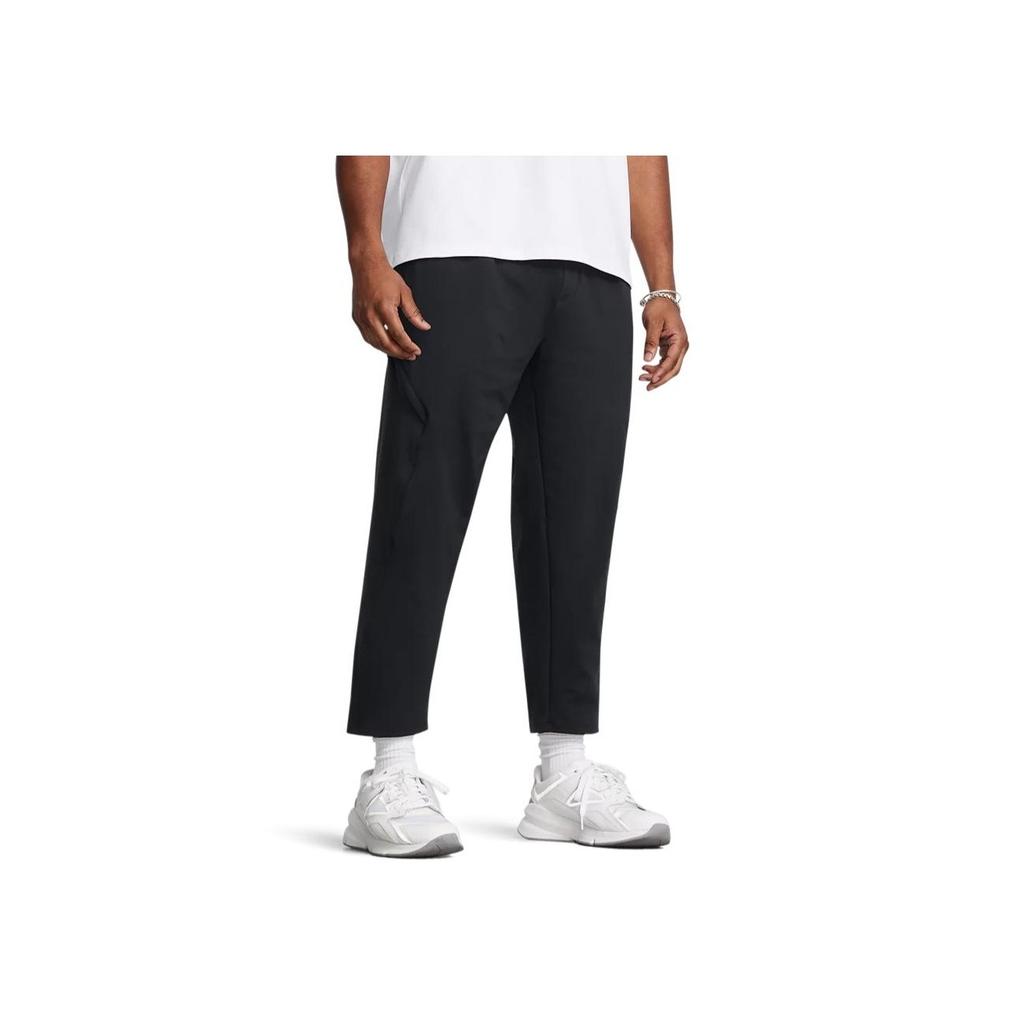 Under Armour UA Meridian Прочные Удобные Стильные Универсальные Шорты Три Четверти Повседневные Мужские шорты Черные 1386979-001