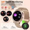 2024 New Fashion Smart Watch Women AMOLED HD Screen Sports Tracker Health Monitoring IP67 Waterproof Bluetooth Call Smart Watchs