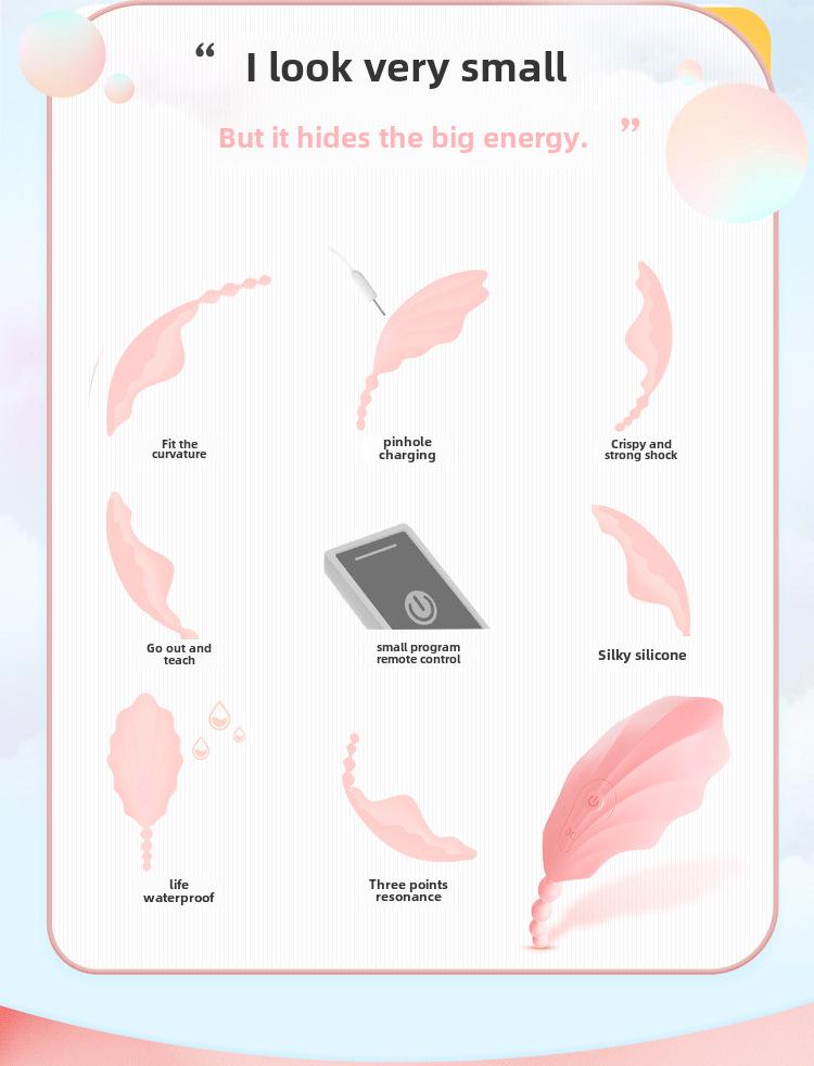 Носимая мини-вибратор Miji Huabei для женщин - игрушка для массажа и стимуляции (120/Коробка)