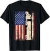 Truck Driver USA American Flag Shirt Patriotic Trucker Men Gift Unisex T-Shirt