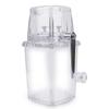 For Home Kitchen Bar Hand Shaved Ice Machine Ice Blenders Tool Portable Manual Ice Crusher Multi-function Transparent