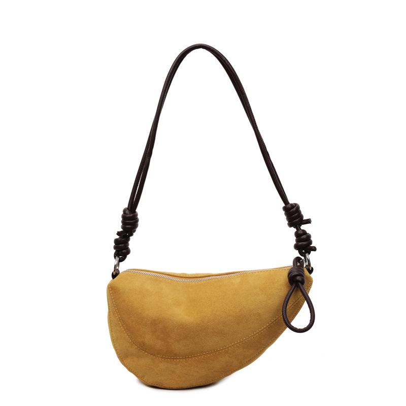 2025 Women's Retro Dumpling Bag – Large Capacity, Niche Autumn/Winter Design