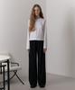 38COMEONCOMMON Silket Essential Long Sleeve T-Shirts (White)