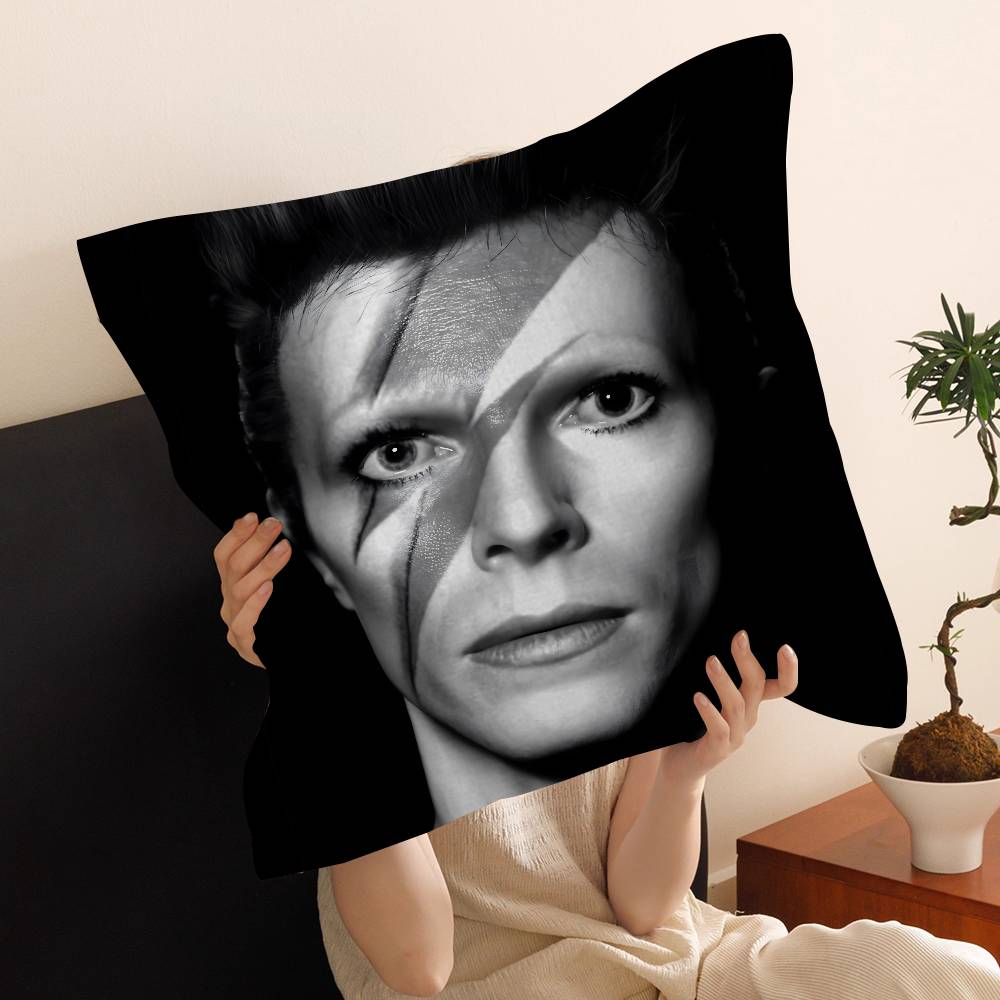 Подушка с принтом горячего певца D-David B-Bowie, чехол для диванной подушки, украшение для дома, детский подарок