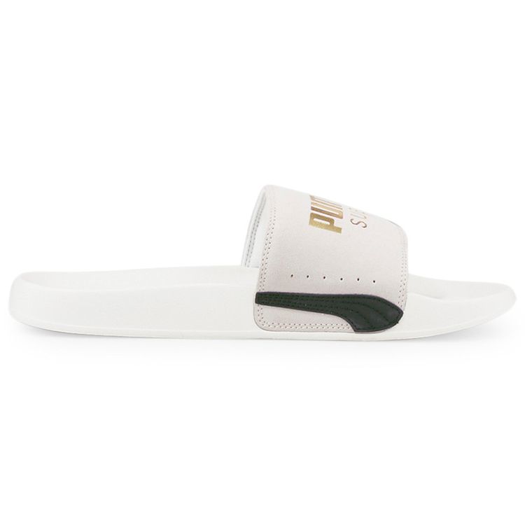 Puma Leadcat 2.0 Suede Classic Slide Marshmallow Unisex Sneakers White Team-Gold 384872-02