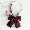JK Bow Tie for Women, Japanese Uniform Shirt, College Style Student Plaid Tie, Men's Free Ribbon Accessories
