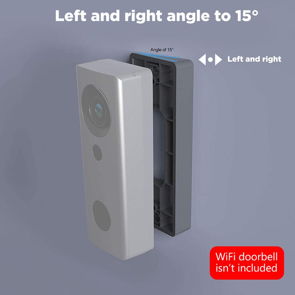 Upgrades Doorbell Mount Easy Installation Doorbell Support Convenient Doorbell Hold PC Improve Home Security Easily