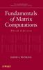 The Fundamentals of Matrix Computations Book