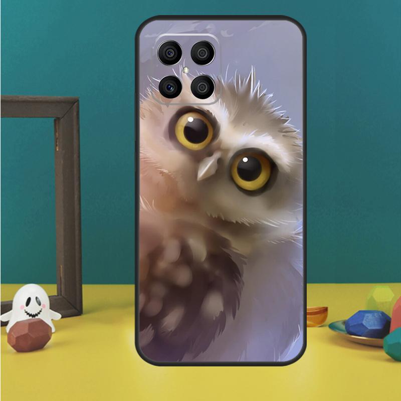 Акварельный чехол с совой для животных для Honor 200 Lite Magic 7 6 5 Pro Honor X9c X9b X9a X8b X8a X8 X9 50 70 90 Lite Чехол