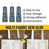 50ML DIY Project Seamless Practical Flexible Hold Polyester Doll Repair Sew Fabric Glue Fabric Fusion