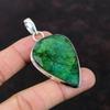 Ограненный замбийский изумрудный кулон, подвеска из стерлингового серебра 925 пробы, антикварный кулон, серебряные украшения ручной работы, красивый кулон с драгоценным камнем, подарок для нее