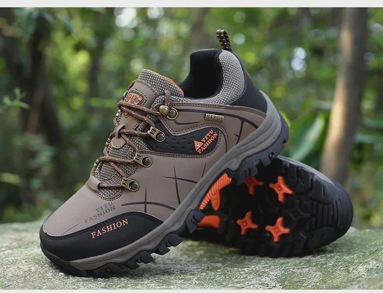 Мужские кроссовки для походов на весну, большой размер 47 — низкие, нескользящие, повседневная обувь для спорта на открытом воздухе