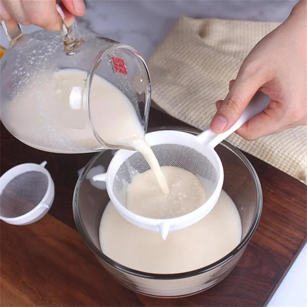 1PC/1Set filter screen reusable filter spoon sieve milk juice coffee food filter kitchen filter screen kitchen small tool6