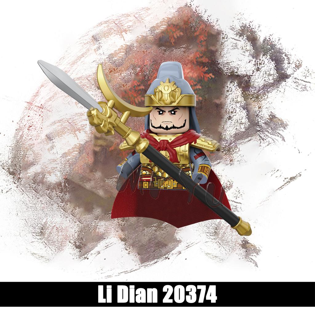 Королевства Китайский герой Минифигурка Древние военные генералы Дэн Ай Модели Детские игрушки Строительные блоки Подарок Мальчики Девочки