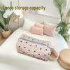 Large Capacity Portable Makeup & Pencil Case with Bowknot Design – Ideal for Students