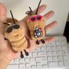Ornaments Plush Cockroach Pendant Creative Car Key Ring Personality Cockroach Keychain  Gifts