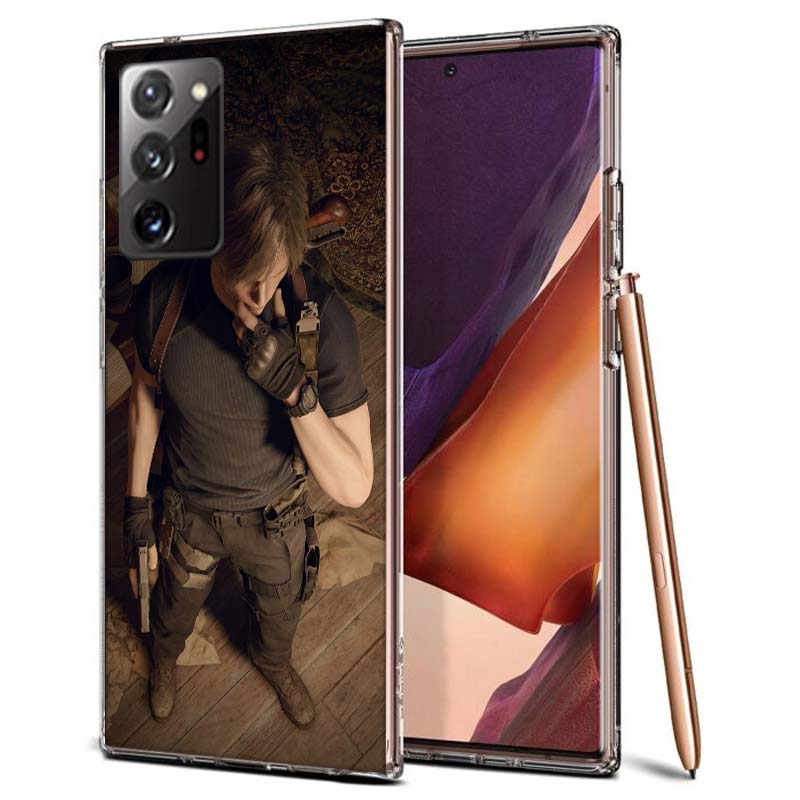 Чехол для телефона Leon Kennedy Resident Evil 4 для Samsung A55 A35 A25 A15 A07 A05S A16 A17 A26 A36 A37 A56 A57 Galaxy Note 20 10 A50S