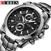 New Top Men's Watch Fashion Business Watch Casual Quartz Steel Belt Watch Men's Fashion Watch