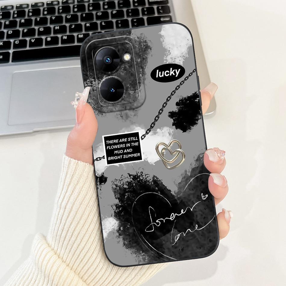 Для Realme V30 V30t Модный Чехол для Телефона с Рисунком 'Пляж Сумерек' Для Realme V30 V30T 5G RMX3618 RMX3619 Мягкие Силиконовые Ударопрочные Чехлы