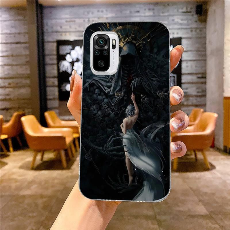 Чехол для телефона Ghost Knife для Xiaomi 12 11T 10 9 Redmi Note 11 10 10S Pro Redmi 9 9A 8 Прозрачный чехол для телефона
