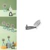 Pots And Dishes Scrubber With Stand V Shape Brush For Kitchen Cleaning
