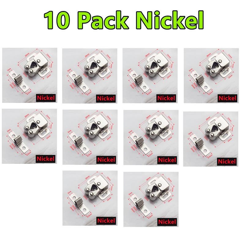 Новые 10-1Pack Магнитные защелки для шкафов Дверные стопоры Доводчики Стопоры Амортизаторы Для Гардеробной Фурнитуры Мебельная Фурнитура Аксессуары
