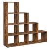 Bookshelves, 10 Cube Bookcase, Room Divider, Freestanding Display Shelf, With 10 Compartments, 129.5 X 29 X 129.5