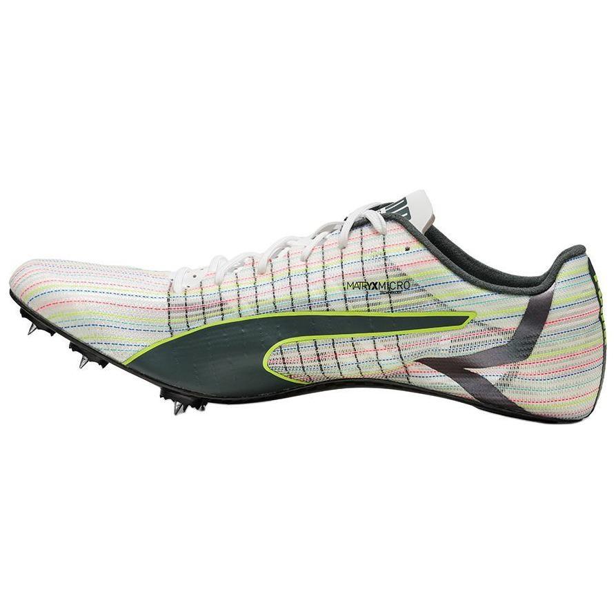 PUMA Future Slip Resistant Abrasion Resistant Low top Carbon Plate Sprint Running Shoes Unisex White 376559-02