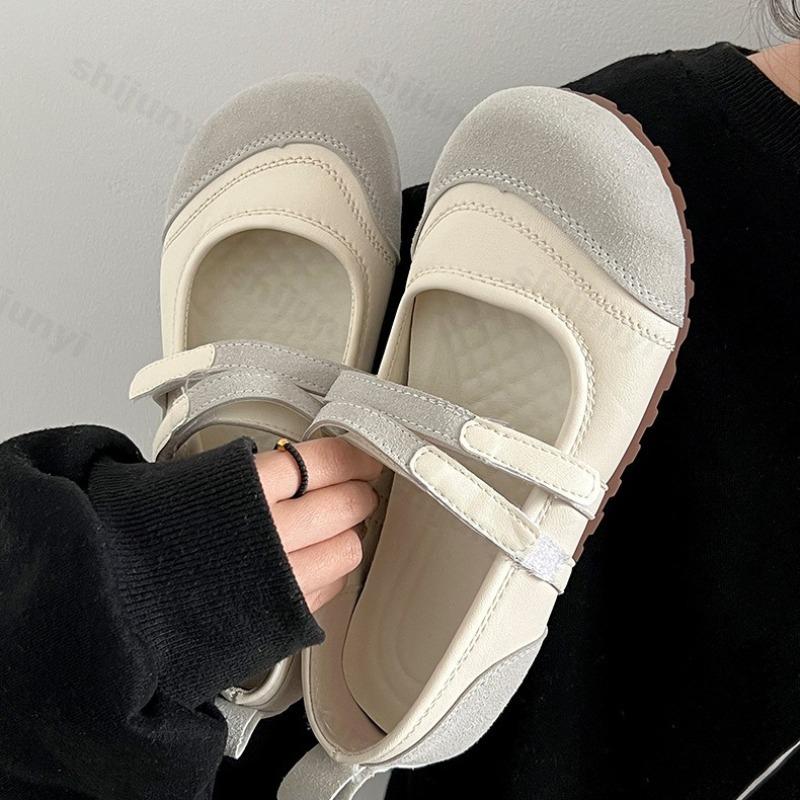 Fashion Women Mary Janes Shoes 2025 New Autumn Fashion Retro Comfortable Anti Slip Ballet Flat Shoes Outdoor Leisure Shoes Zapatos Mujer