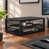 Display Stand with Storage Drawer combinedFunction Riser compartmentSaving