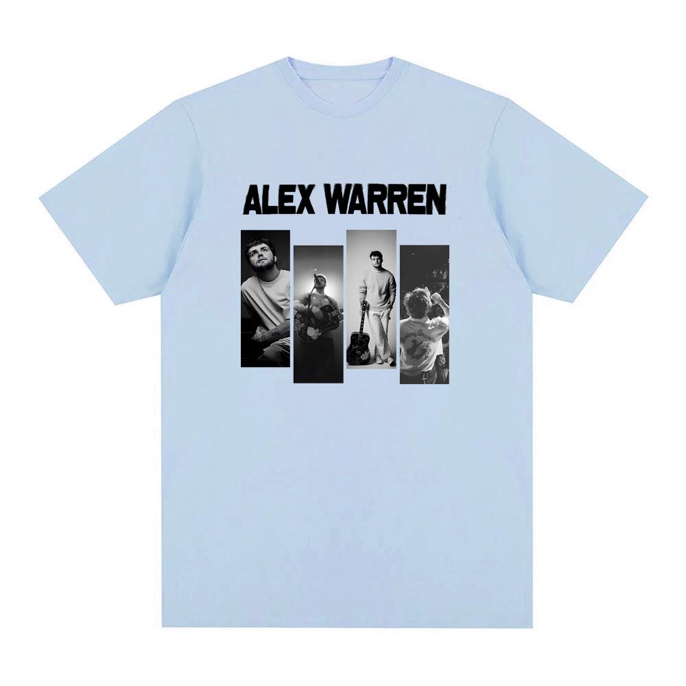 Alex Warren TEE Singer's same style Unisex Summer Tee-shirt Sleeve Women/men Casual 100%cottonTshirt Round Neck Comfortable Tees