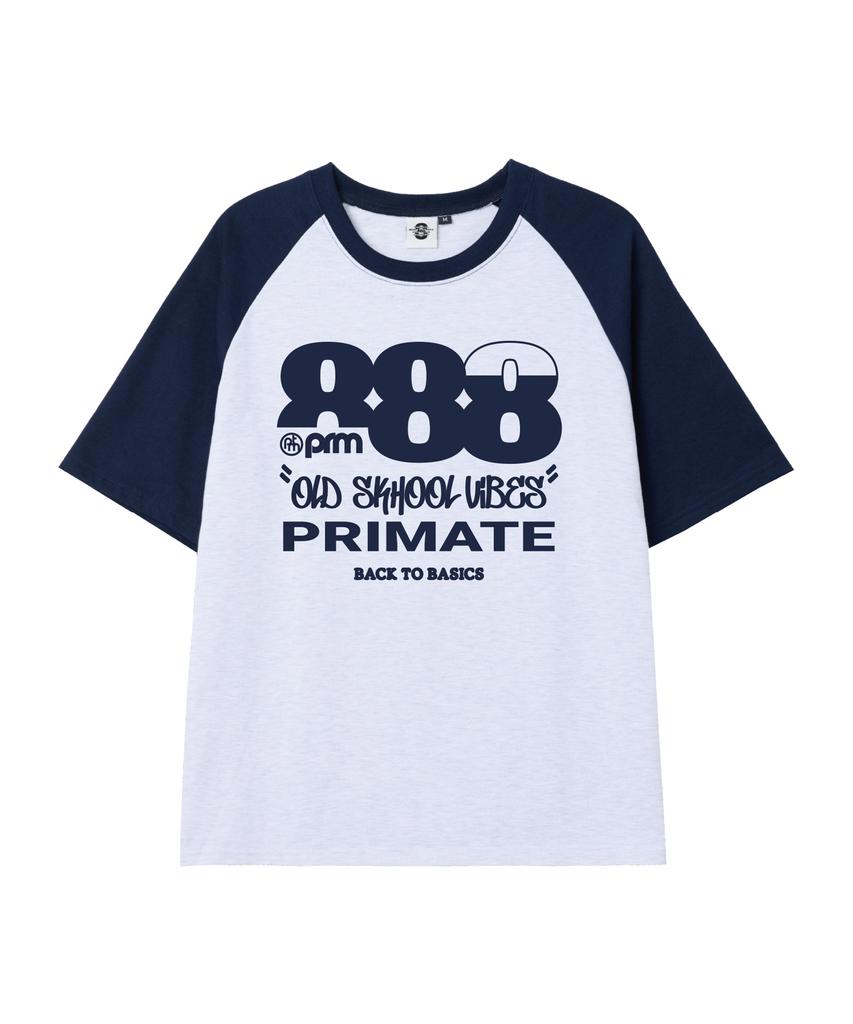 PRIMATE Vibes Oversized Raglan Short Sleeve T-Shirt 5 Colors