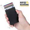 Aluminum Credit Card Chip Case With Elastic Unisex Bank Card Wallet Automatic Card Holder