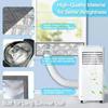 3 Layer Cotton Filled Sliding Window Vent Cloth Insulated Air Conditioner Window Seal  Home Comfort